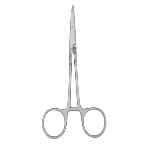 Halstead Mosquito Forcep, Curved, Serrated, 12 cm