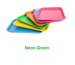 PLASDENT LOCKABLE FLAT TRAY SIZE B-Neon Green