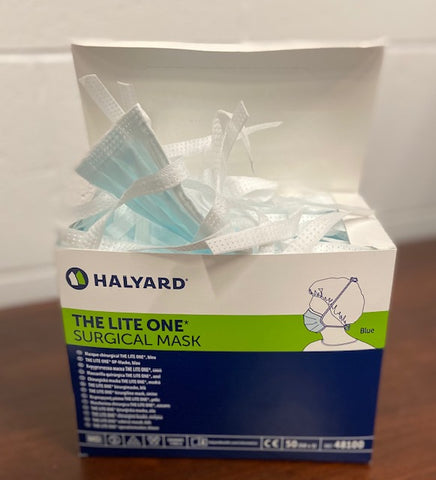 Halyard Mask Tied on-Blue (pack of 10)