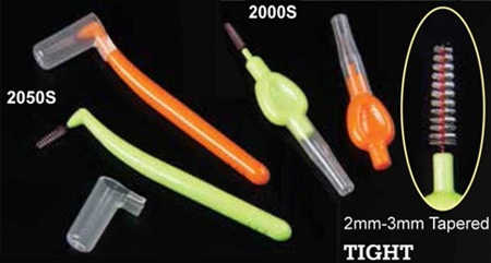 Interdental angle Brushes "Tight"