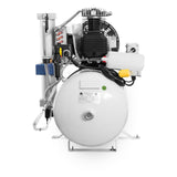 Oil Free Air Compressor BaseVac 2 HP w/dryer 13gal tank 72 db (4 user) 6.7 cfm