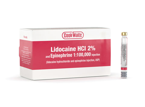 Lidocaine 2% 1:100,000 1.8mlX50/box (Carestream)