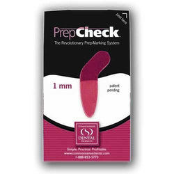 PrepCheck Pink 1mm, 50/box-PPC100-Common Sense Dental