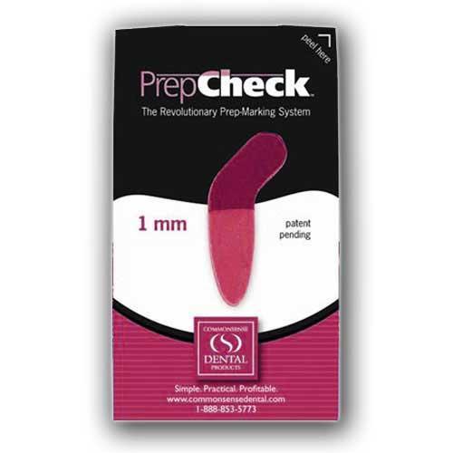 PrepCheck Pink 1mm, 50/box-PPC100-Common Sense Dental