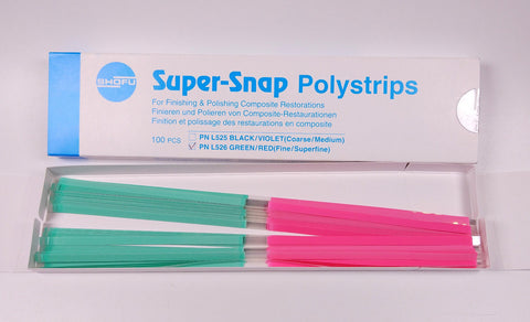 Super Snap Polystrips F/SF, Green/Red 10'S