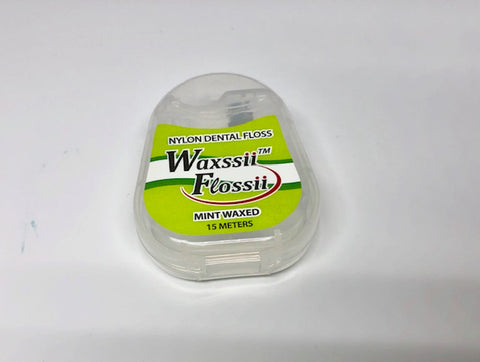 Waxed Nylon Dental Floss, Mint, 15M(72/box)
