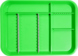 ZIRC B-Lok Divided Tray, Neon Green-20Z451P-Zirc